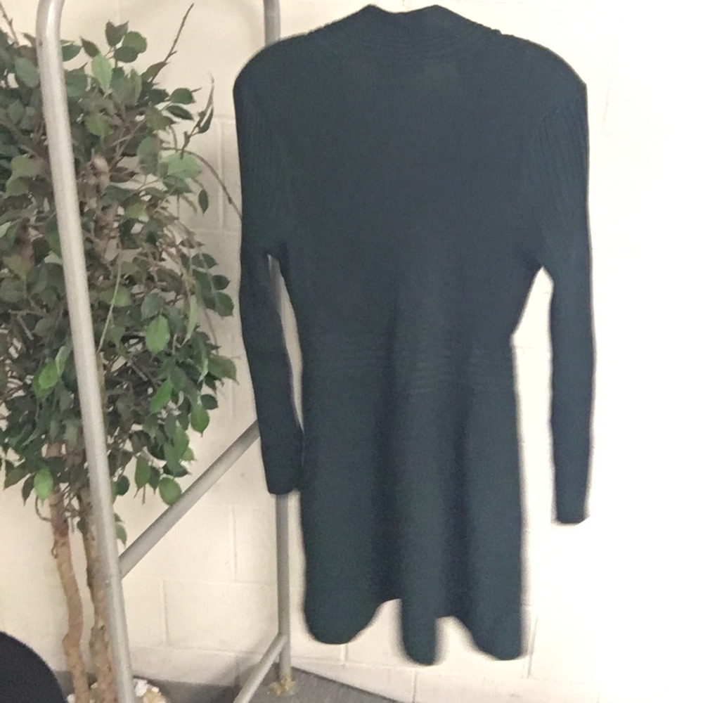 INC international concepts forest green sweater dress T  length size large